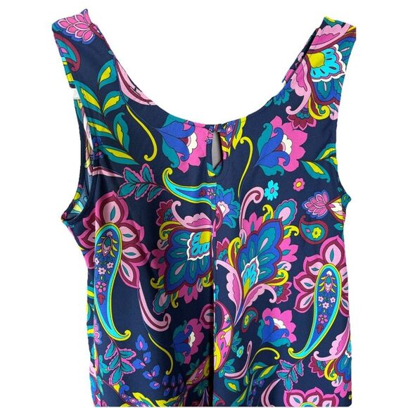 Soft Surroundings Rosalia Maxi Dress Women’s Size Petite Medium Paisley Floral - Picture 9 of 14